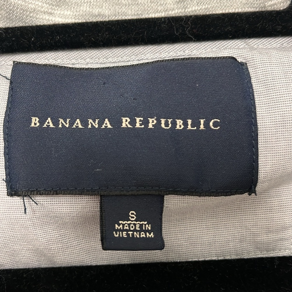 Banana Republic men’s gray zip up sweatshirt/jacket size small - Picture 3 of 6